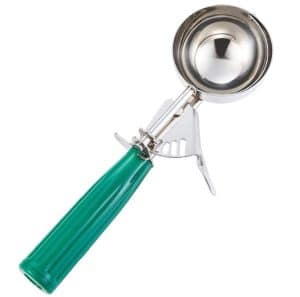 Ice Cream Scoop: 2.75oz Trigger Action Ice Cream Scoop, Green