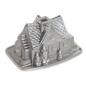 Bundt Pan: Nordic Ware Gingerbread House, Silver