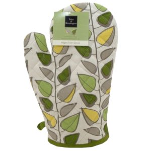 Oven Mitt: Tranquility Green Leaves, Single Oven Mitt