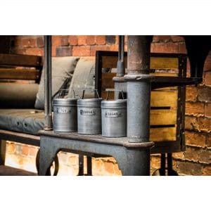 Industrial Kitchen Coffee Caddy, Iron