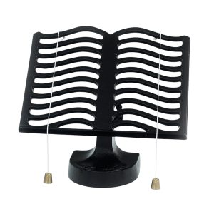 Recipe Book Stand: Cast Iron Cook Book Stand, Black
