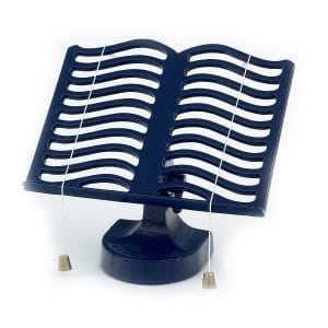 Recipe Book Stand: Cast Iron Cook Book Stand, Dark Blue