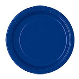 Paper Plates: 20 x Navy Blue Plates
