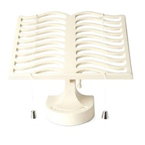 Recipe Book Stand: Cast Iron Cook Book Stand, Cream