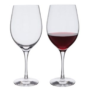 Red Wine Glasses: 2 x 60cl Dartington Crystal Wine Master Bordeaux Glasses