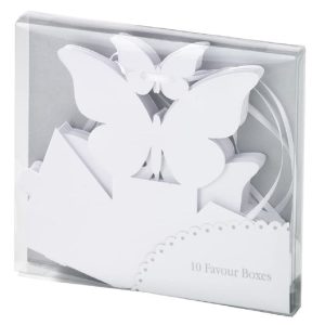 Favour Boxes: 10 x Butterfly Favour Boxes