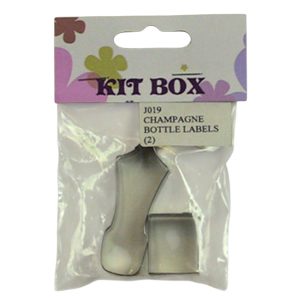 Cutter Set: Champagne Bottle Labels Cutters, Stainless Steel