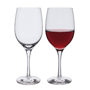 Red Wine Glasses: 2 x 38cl Dartington Crystal Wine Master Chef's Taster Glasses