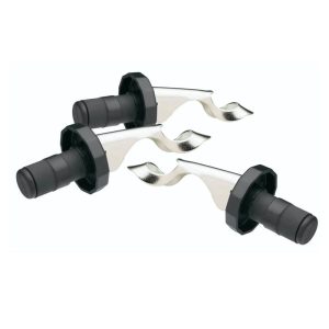 Stoppers: 3 x Black Lever Arm Bottle Stoppers