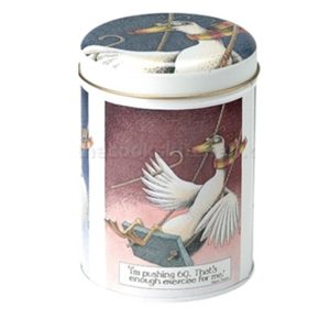 Tin: 10.6cm x 14.3cm Simon Drew, Goose Caddy