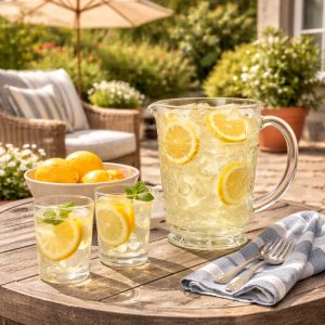 Jug: 1 Litre Jug, Glass