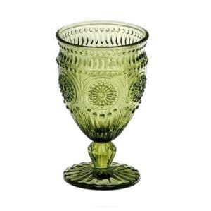 Sundae Dish: 28cl Vintage Style Sundae Glass, Green Glass