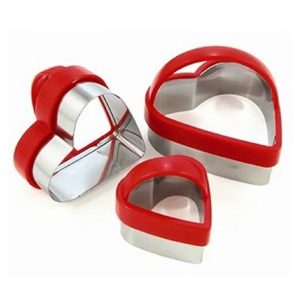 Cookie Cutter Set: 3 x Hearts