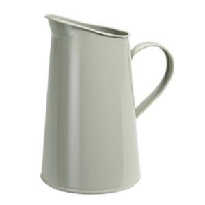 Jug: 1.8 Litre Green Kitchen Jug, Enamel Coated