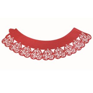 Cupcake Wraps: 12 x Red Hearts Wrappers