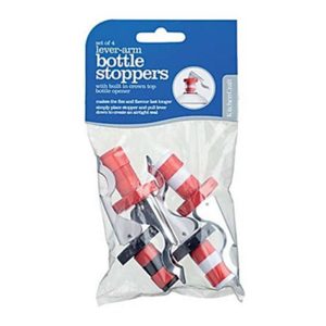 Stoppers: 4 x Lever-Arm Action Bottle Stoppers