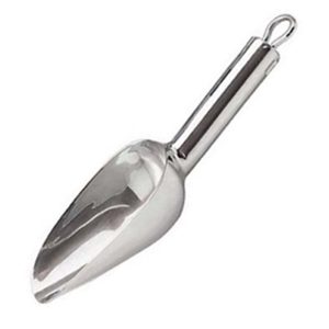 Scoop: 18cm Flour Scoop, Stainless Steel