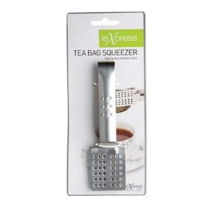 Tea Bag Squeeze: Le’Xpress Square Tea Bag Squeeze, Stainless Steel