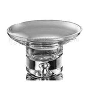 Tea Light Holder / Candlestick: Bubble Base Candle Holder, Glass