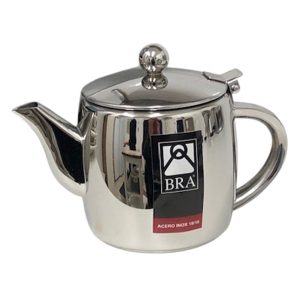 Tea Pot: 4 Cup Tea Pot, Stainless Steel
