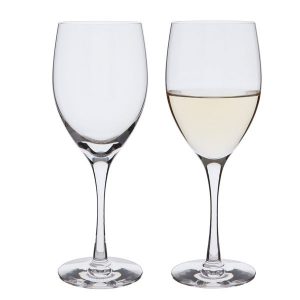 White Wine Glasses: 2 x 35cl Dartington Wine Master White Wine Glasses