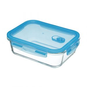 Food Container: 1.5 Litre Pure Seal Rectangular Storage Container, Glass