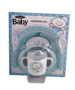 Baby's Meal Time Set: 5 Piece Meal Set, Blue