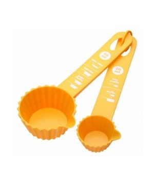 Childs Measuring Cups: 2 Piece Cupcake Shaped Measuring Cups