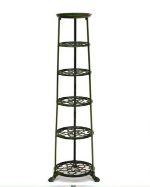 Pan Stand: 6 Tier Cast Aluminium Pan Stand, Green