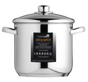 Stockpot Pan: Masterclass 8.5 Litre, Stainless Steel