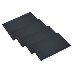 Placemat Set: 4 x Masterclass Artesa Placemats, Slate