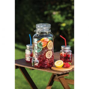 Drinks Dispenser: 3.7 Litre Traditional Juice and Punch Dispenser, Glass