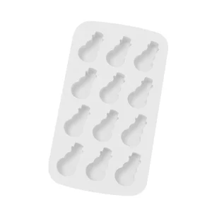 Silicone Mould: 12 x 4.5cm Hole Snowman