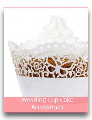 Wedding Cup Cake Accesories