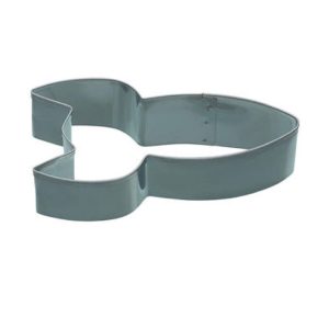 Cookie Cutter: 8.5cm Rocket Cutter, Stainless Steel