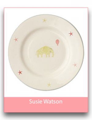 Susie Watson: Hand painted mix and match crockery
