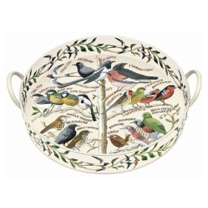 Handled Tray: 40cm Emma Bridgewater Garden Birds Handled Tray, Metal