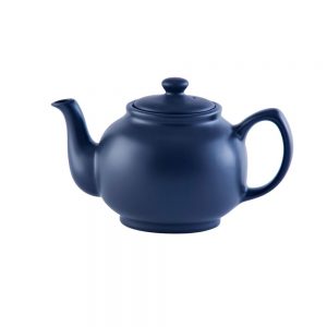 Tea Pot: 6 Cup Tea Pot, Matt Navy Blue
