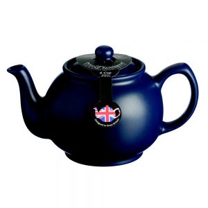 Tea Pot: 6 Cup Tea Pot, Matt Navy Blue