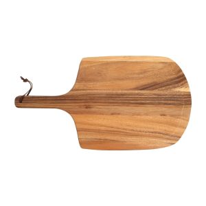 Paddle: 57cm x 30.5cm Baroque Pizza Paddle With Leather Tie