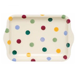Snack Tray: Emma Bridgewater Polka Dot Snack Tray, Metal