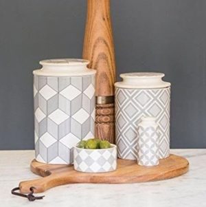 Salt and Pepper Shaker Set: 9cm City Ceramics, Ceramic