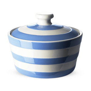 Butter Dish: Cornishware Blue, Ceramic