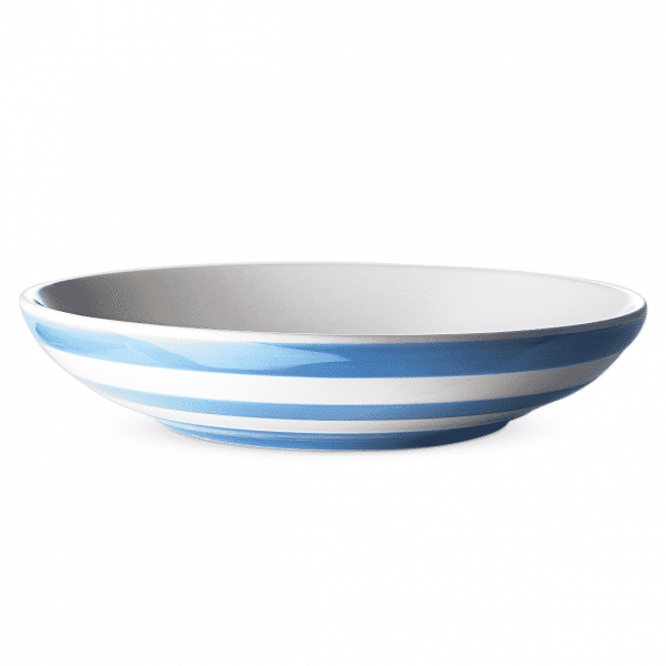 Beautiful blue pasta bowls. Cornishware.