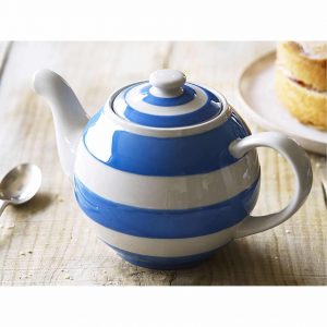 Tea Pot: 4 Cup Betty Teapot Cornishware Blue