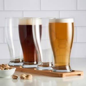 Beer Glasses: 4 x 53cl Beer Glasses, Glass