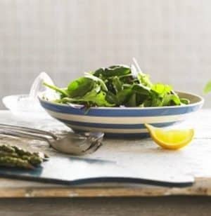 Beautiful blue pasta bowls. Cornishware.