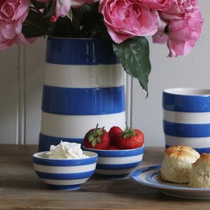 Bowl: 6.5cm Cornishware Blue Jam Bowl, Ceramic