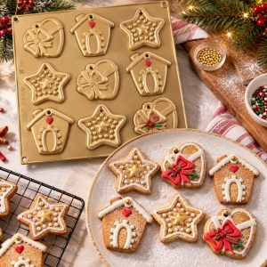 Cookie Mat: Christmas Cookie Mat, Silicone