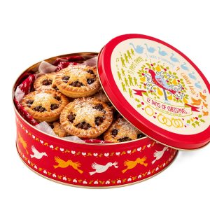 Cake Tin Set: 3 x 12 Days of Christmas Cake Tins, Round